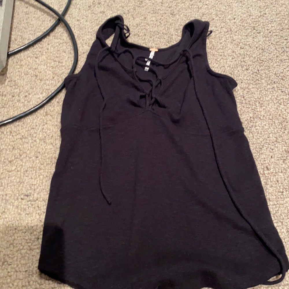 Lace up tank